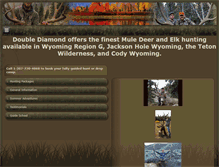 Tablet Screenshot of doublediamondoutfitters.com